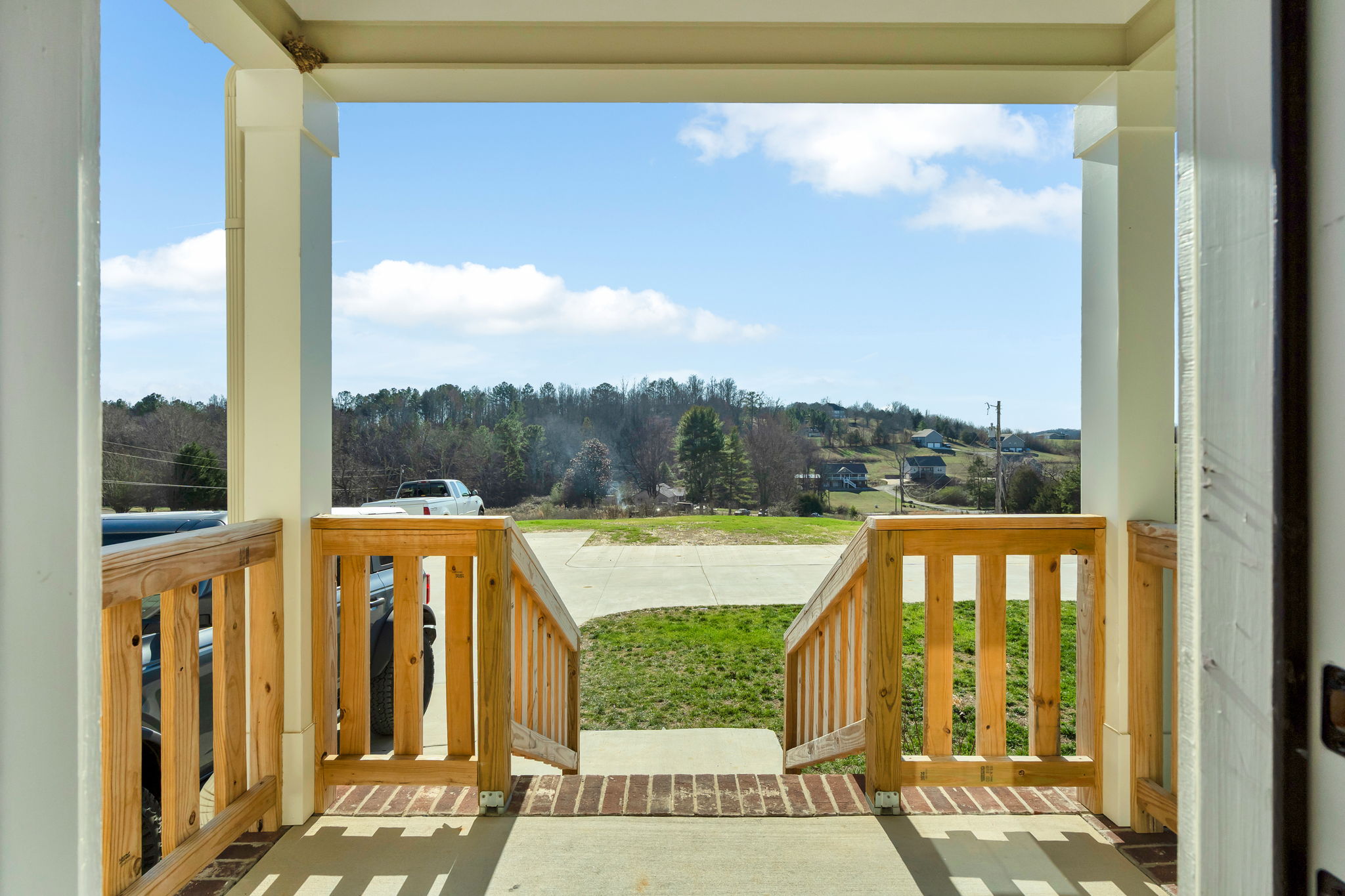 View from front porch